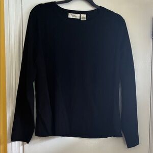 Andrea Viccaro black ribbed sweater